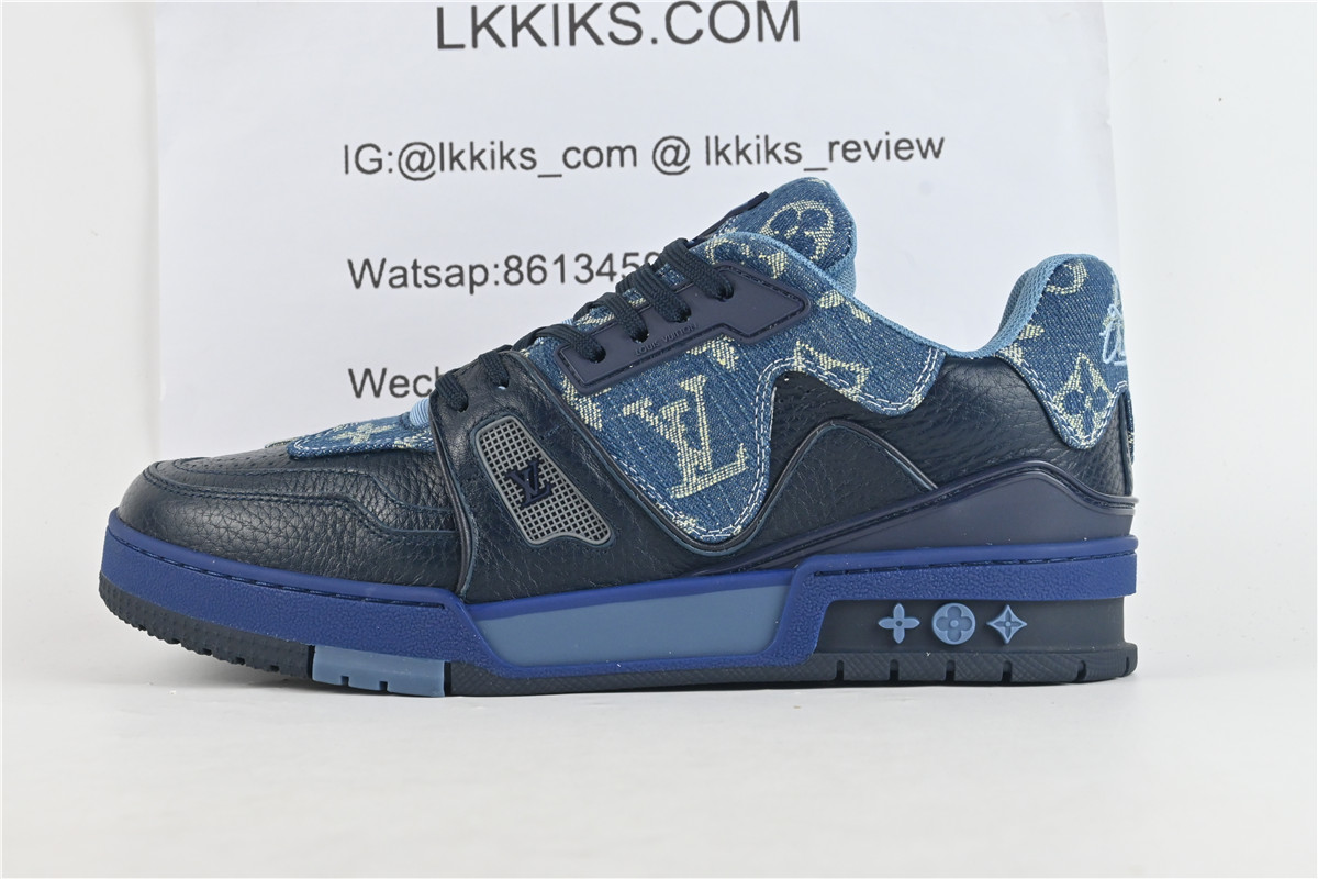 L0vis Vvtt0n LV Trainer x Nigo Blue Demin